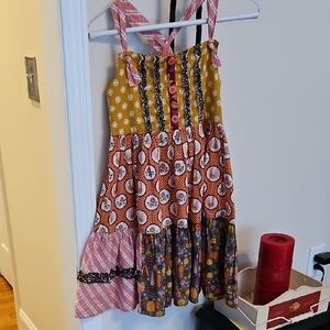 Matilda Jane Multicolor Patterned Kids Dress